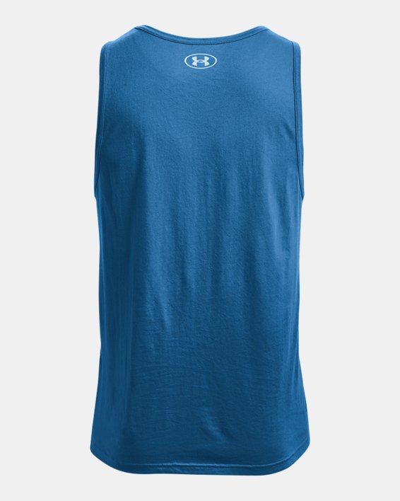 Men's UA Sportstyle Logo Tank, Blue, pdpMainDesktop image number 5